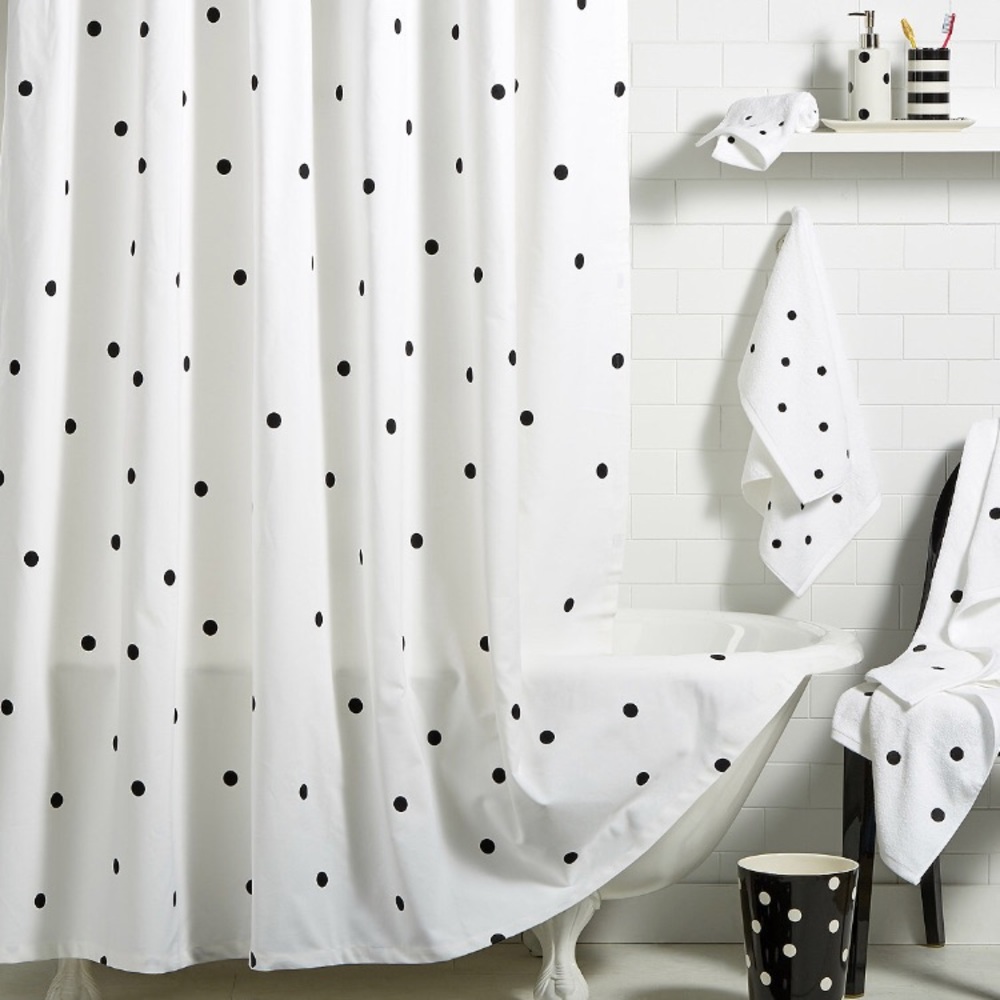 Kate Spade Deco Dot bathroom set